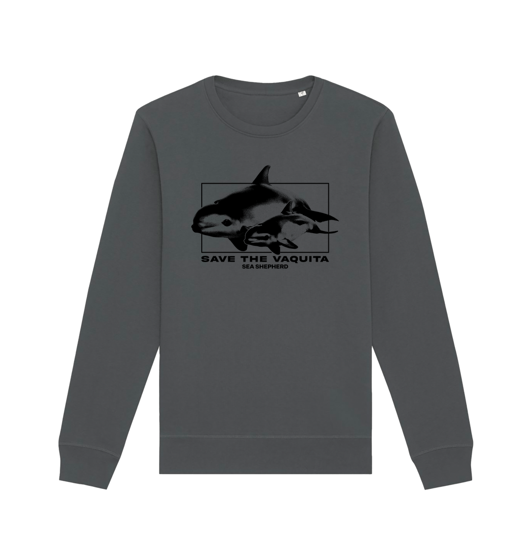 Anthracite Printed Sweater Front